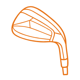 Golf club icon